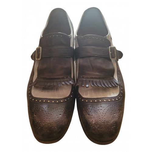 Pre-owned Church's Leather Flats In Other