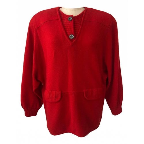 Pre-owned Valentino Wool Jumper In Red