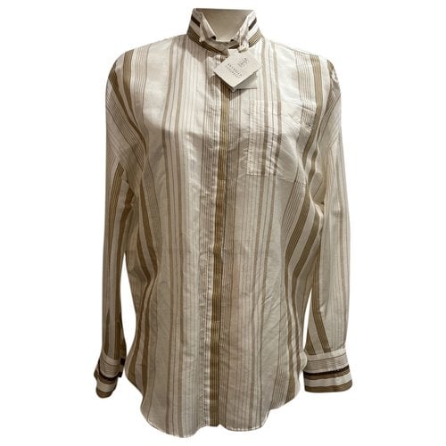 Pre-owned Brunello Cucinelli Silk Shirt In Multicolour