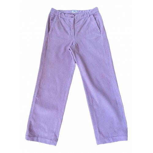 Pre-owned Hartford Straight Pants In Pink