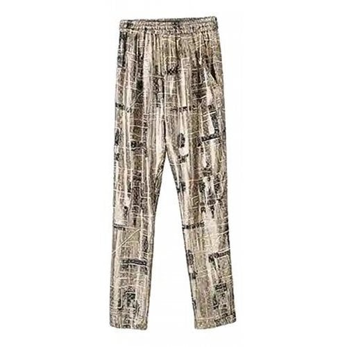 Pre-owned Isabel Marant Silk Trousers In Gold