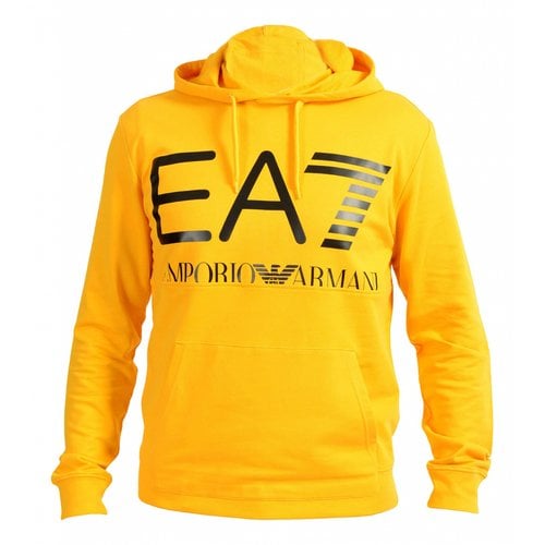 Pre-owned Emporio Armani Sweatshirt In Yellow
