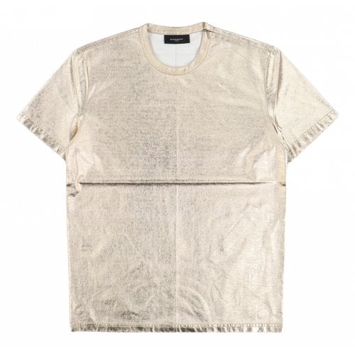 Pre-owned Givenchy T-shirt In Gold
