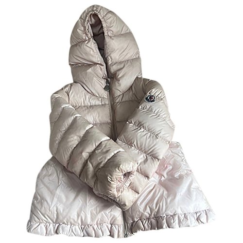 Pre-owned Moncler Kids' Classic Coat In Pink