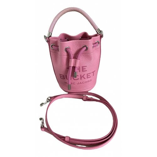 Pre-owned Marc Jacobs Leather Handbag In Pink