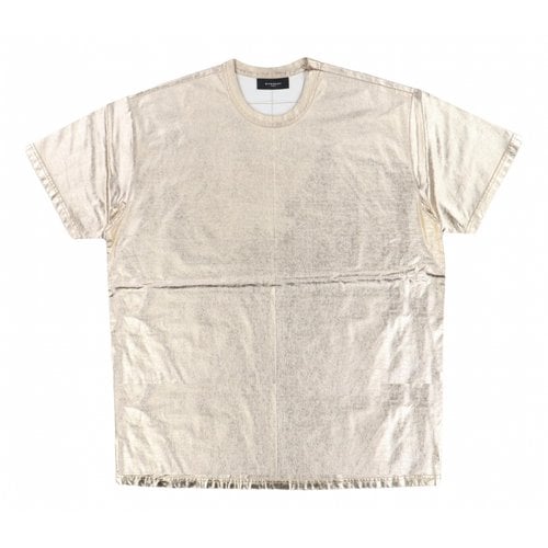 Pre-owned Givenchy T-shirt In Gold