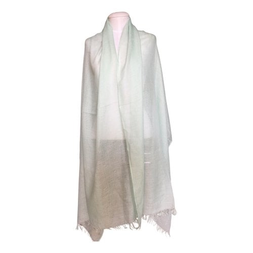 Pre-owned Agnona Cashmere Stole In Green