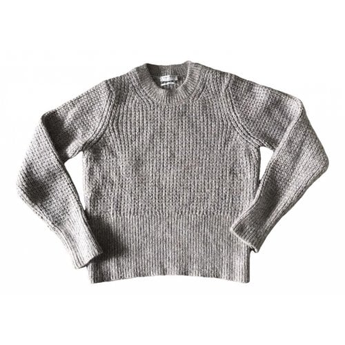 Pre-owned Sandro Fall Winter 2020 Wool Jumper In Grey
