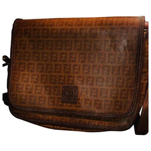 Pre-owned Fendi Crossbody Bag In Brown