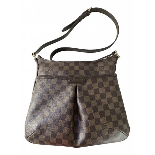 Pre-owned Louis Vuitton Bloomsbury Leather Crossbody Bag In Brown