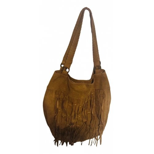 Pre-owned Alberta Ferretti Handbag In Camel