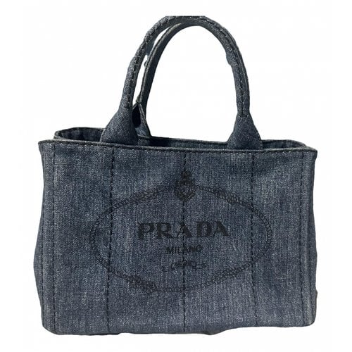 Pre-owned Prada Handbag In Blue