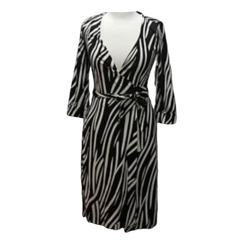 Pre-owned Diane Von Furstenberg Silk Mid-length Dress In Other