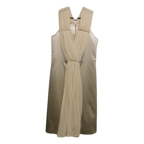 Pre-owned Christopher Kane Dress In Gold