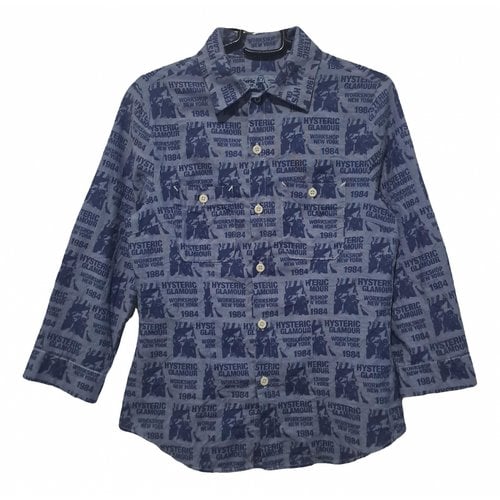 Pre-owned Hysteric Glamour Polo In Blue