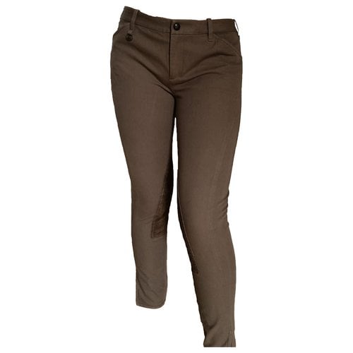 Pre-owned Ralph Lauren Trousers In Brown