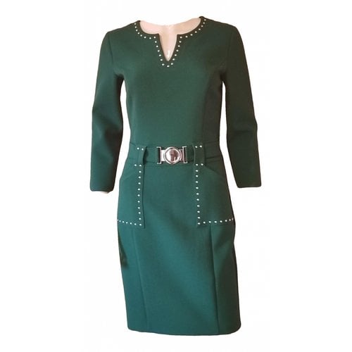 Pre-owned Caroline Biss Dress In Green