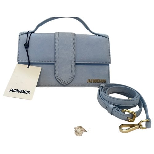 Pre-owned Jacquemus Le Grand Bambino Crossbody Bag In Blue
