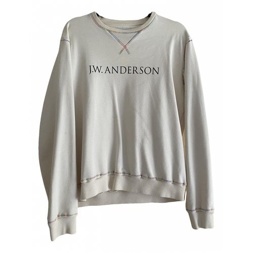 Pre-owned Jw Anderson Sweatshirt In Ecru