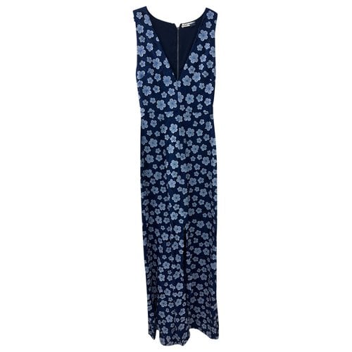 Pre-owned Alice And Olivia Maxi Dress In Blue