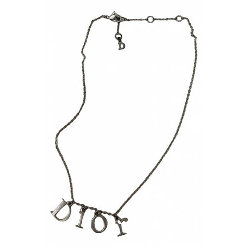 Pre-owned Dior Dio(r)evolution Necklace In Silver