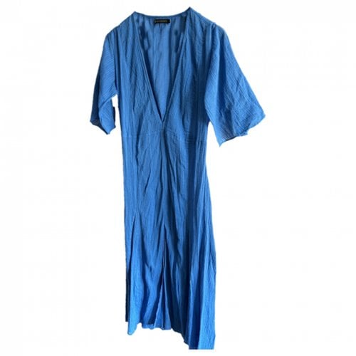 Pre-owned Vix Paula Hermanny Mid-length Dress In Blue