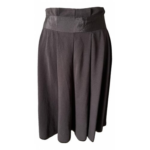 Pre-owned Max & Co Mid-length Skirt In Black