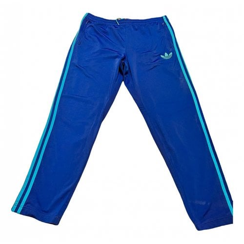 Pre-owned Adidas Originals Trousers In Blue