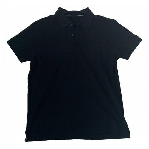 Pre-owned Hugo Boss Polo Shirt In Black