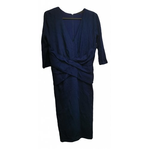 Pre-owned Donna Karan Dress In Blue