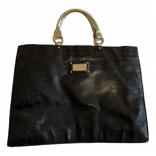 Pre-owned Blugirl Folies Leather Handbag In Black