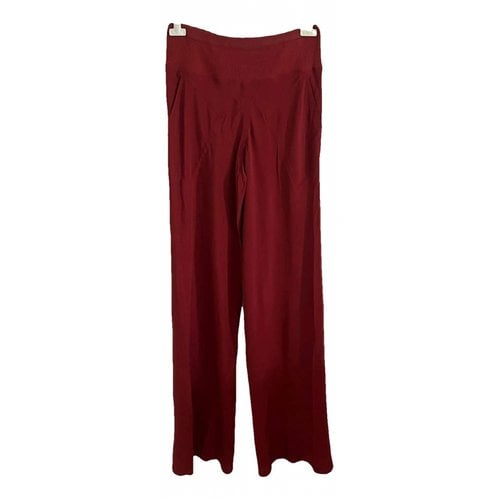 Pre-owned Rick Owens Trousers In Red