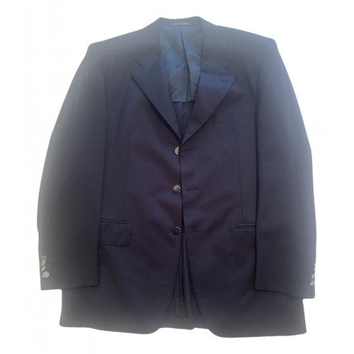 Pre-owned Trussardi Wool Vest In Blue
