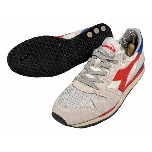 Pre-owned Diadora Low Trainers In White