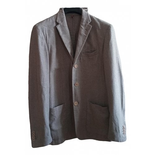 Pre-owned Corneliani Cashmere Vest In Grey