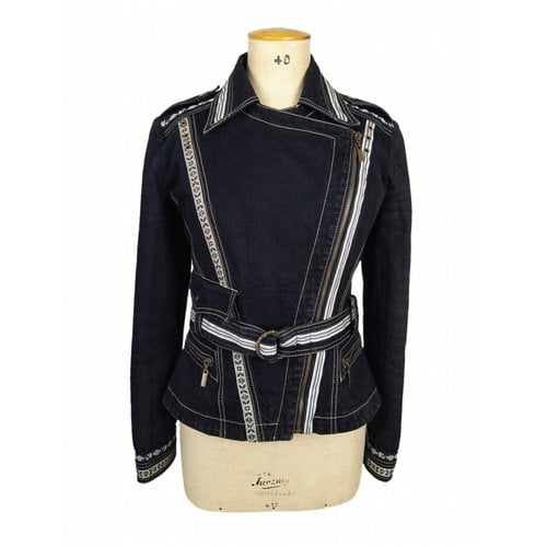 Pre-owned Just Cavalli Short Vest In Black