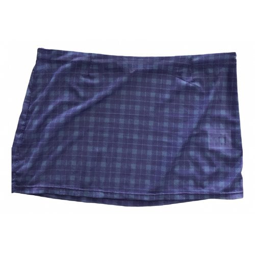Pre-owned Miaou Mini Skirt In Purple
