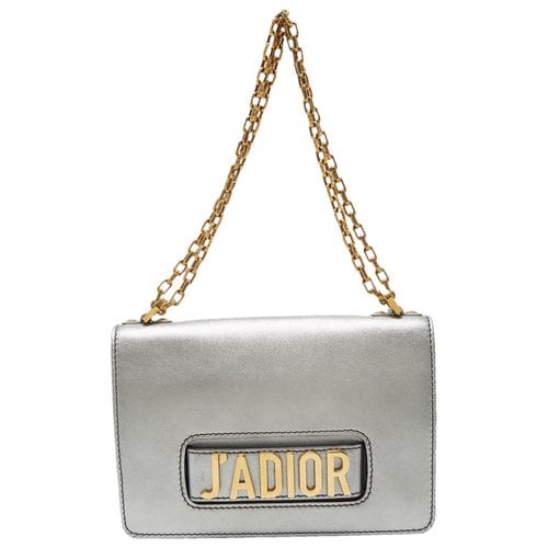 Pre-owned Dior Leather Handbag In Metallic