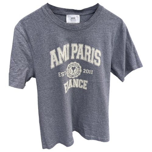 Pre-owned Ami Alexandre Mattiussi T-shirt In Grey