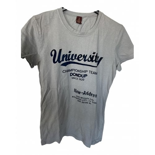 Pre-owned Dondup T-shirt In Grey