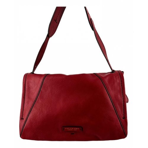 Pre-owned The Bridge Leather Handbag In Red