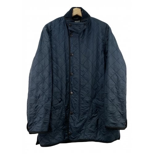 Pre-owned Barbour Vest In Navy