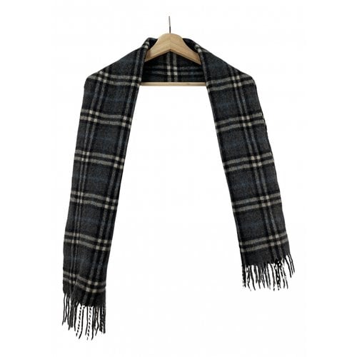 Pre-owned Burberry Scarf & Pocket Square In Black