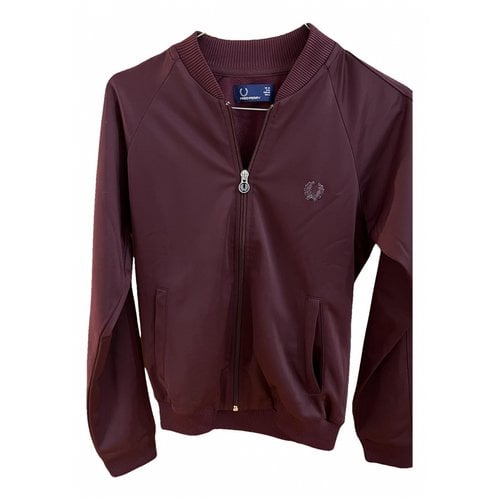 Pre-owned Fred Perry Jacket In Purple