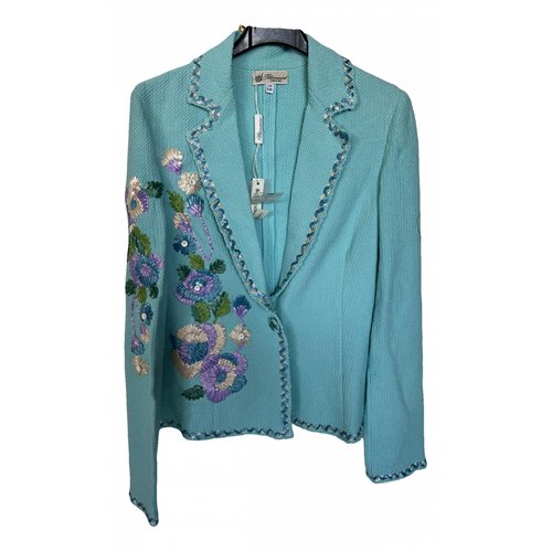 Pre-owned Blumarine Blazer In Turquoise