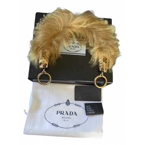 Pre-owned Prada Purse In Gold