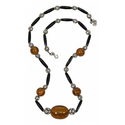 Pre-owned Saint Laurent Necklace In Brown