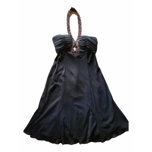 Pre-owned Basix Mini Dress In Black