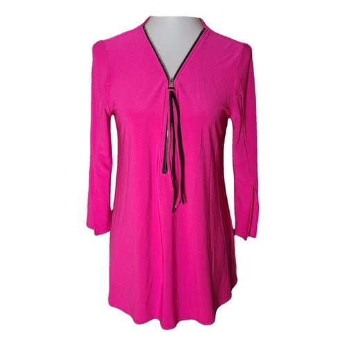 Pre-owned Joseph Ribkoff Tunic In Pink