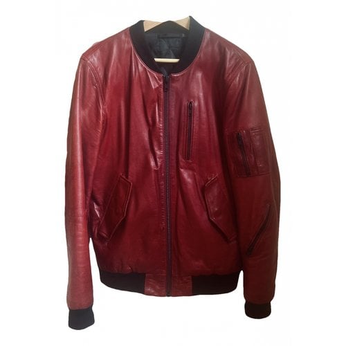 Pre-owned Blk Dnm Leather Jacket In Other
